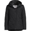 Lands’ End Womens FeatherFree Onion Quilted Insulated Jacket Black Regular Small