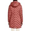 Lands’ End Womens Plush Lined Insulated Coat Dark Rose Clay Regular Large