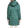 Lands’ End Womens Plush Lined Insulated Coat Washed Evergreen Regular Small