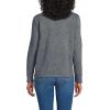 Lands’ End Women’s Sweater Fleece Jacket(Charcoal Heather)
