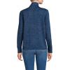Lands’ End Women’s Sweater Fleece Jacket(Classic Navy Muted Heather)