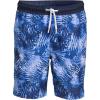 Lands’ End B Swim Trunks Deep Sea Navy Tie Dye Palm Kids Medium