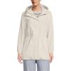 Lands’ End Squall Packable Waterproof Raincoat(Ivory Latte)