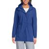 Lands’ End Squall Packable Waterproof Raincoat(Sapphire)