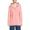 Lands’ End Squall Packable Waterproof Raincoat(Sunset Coral Pink)