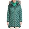 Lands’ End Womens Plush Lined Insulated Coat Washed Evergreen Regular Small