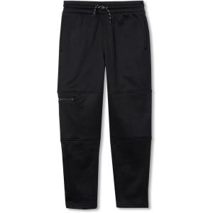 Lands’ End Boys Basic Iron Knee Fleece Joggers Large Black
