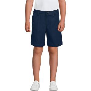 Lands’ End Boys Husky Sport Active Performance Chino Shorts 12 Classic Navy