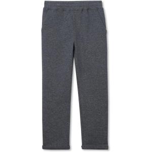 Lands’ End Boys Iron Knee Texture Knit Pants(Charcoal Heather)