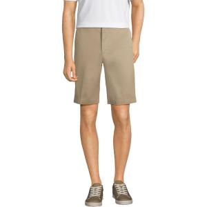 Lands’ End Boys Plain Front Blend Chino Shorts(Khaki)