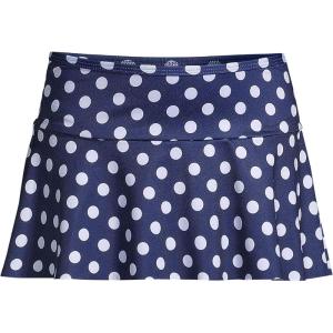 Lands’ End G Swim Mini Deep Sea Navy Shadow Dot Kids Slim 7
