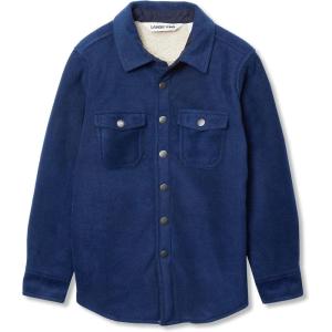 Lands’ End Kids Flannel Shacket XX-Large Navy