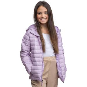 Lands’ End Kids ThermoPlume Packable Hooded Jacket(Lavender)