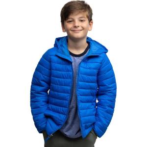 Lands’ End Kids ThermoPlume Packable Hooded Jacket(Nautical Blue)