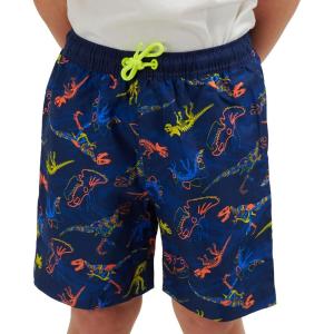 Lands’ End Little Boys’ Swimwear UPF 50 Mesh Liner Swim Trunks (XXS-S)(Deep Sea Navy)
