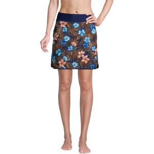 Lands’ End Women’s Quick Dry Board Skort Swim Skirt(Multi-color)
