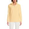 Lands’ End Anyweather Fleece Quarter Zip Pullover(Pale Sunbeam Yellow)
