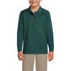 Lands’ End School Uniform Girls Long Sleeve Feminine Fit Rapid Dry Polo Shirt(Evergreen)