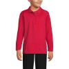 Lands’ End School Uniform Girls Long Sleeve Feminine Fit Rapid Dry Polo Shirt(Red)