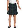 Lands’ End School Uniform Girls Plaid A Line Tab Skort Top of Knee(Hunter/Classic Navy Plaid)