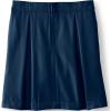 Lands’ End School Uniform Girls Solid Pleated Skort Top of Knee(Academic Classic Navy)
