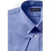 Lands’ End School Uniform Men’s Short Sleeve No Iron Pinpoint Dress Shirt(French Blue)
