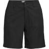 Lands’ End School Uniform Women’s Active Performance 7″ Chino Shorts(Black)
