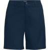 Lands’ End School Uniform Women’s Active Performance 7″ Chino Shorts(Classic Navy)