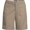 Lands’ End School Uniform Women’s Active Performance 7″ Chino Shorts(Khaki)