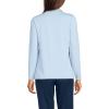 Lands’ End School Uniform Women’s Long Sleeve Feminine Fit Rapid Dry Polo Shirt(Blue)