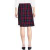 Lands’ End School Uniform Women’s Plaid A Line Tab Skort Top of Knee(Classic Navy Large Plaid)
