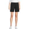 Lands’ End School Uniform Women’s Active Performance 7″ Chino Shorts(Black)