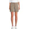 Lands’ End School Uniform Women’s Active Performance 7″ Chino Shorts(Khaki)