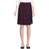 Lands’ End School Uniform Women’s Plaid A Line Tab Skort Top of Knee(Classic Navy Large Plaid)
