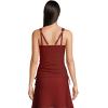 Lands’ End Chlorine Resistant Underwire Tankini Swimsuit Top(Burgundy)