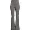 Lands’ End Women’s Active Hi Impact High Rise Slim Flare Pants(Charcoal Heather)