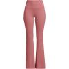 Lands’ End Women’s Active Hi Impact High Rise Slim Flare Pants(Dark Rose Clay)