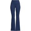 Lands’ End Women’s Active Hi Impact High Rise Slim Flare Pants(Vintage Indigo Heather)