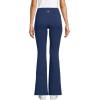 Lands’ End Women’s Active Hi Impact High Rise Slim Flare Pants(Vintage Indigo Heather)