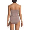 Lands’ End Women’s Bandeau Tankini Swimsuit Top(Bronze Sand Shine)