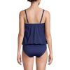 Lands’ End Women’s Blouson Tummy Hiding Tankini Top Swimsuit Adjustable Straps(Deep Sea Navy)