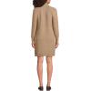 Lands’ End Women’s Boucle Long Sleeve Raglan Mock Neck Sweater Dress(Vicuna Heather)