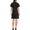 Lands’ End Women’s Cambric Above The Knee Shirt Dress(Black)