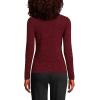 Lands’ End Women’s Cashmere Cardigan Sweater(Rich Burgundy Donegal)
