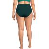 Lands’ End Women’s Cheeky High Waisted Bikini Bottoms(Deep Balsam)