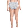 Lands’ End Women’s Cheeky High Waisted Bikini Bottoms(Dusk Sky Cherry Stripe)