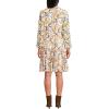 Lands’ End Women’s Chiffon Above The Knee Adjustable Dress(Dijon Gold Daisy Floral)