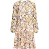 Lands’ End Women’s Chiffon Above The Knee Adjustable Dress(Dijon Gold Daisy Floral)
