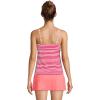 Lands’ End Women’s Chlorine Resistant Wrap Tankini Swimsuit Top(Wood Lily/Strawberry Stripe)