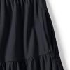 Lands’ End Women’s Cotton Jersey Tiered Mini Dress(Black)
